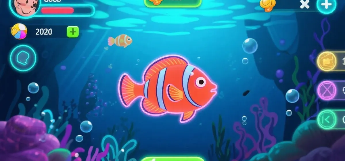 游戏海底电光主题背景